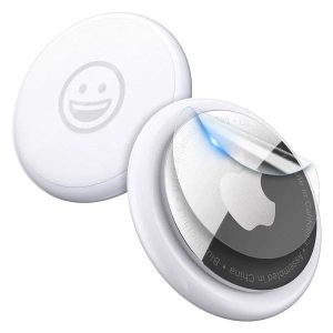Araree Pure Diamond Protector Film For Apple Airtag - Clear - Tashqila