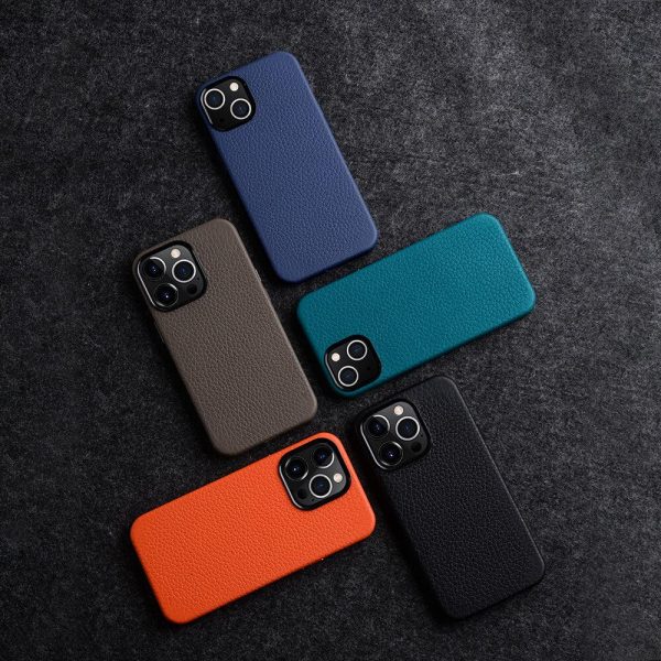 Melkco iPhone 15 Pro Max Origin Paris Premium Leather Magsafe Cover - Black - Tashqila