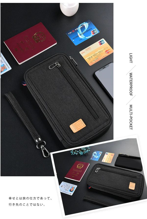 Wiwu Pioneer Passport Pouch - Black - Tashqila