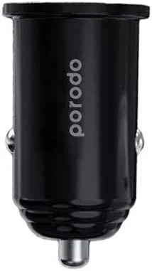 Porodo 3 In 1 Magnetic Car Charger Mount 15W With 20W PD Car Charger - Tashqila