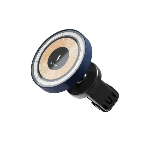 Porodo Lucid MagSafe Car Mount Car Charger/Type-C Cable Included - Tashqila