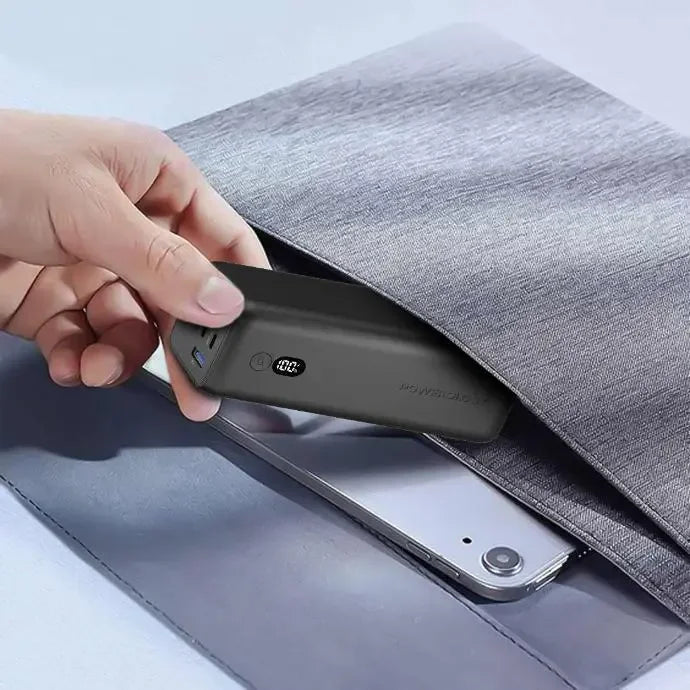 Powerology Onyx 30000mAh Dual USB-C Power Bank Rapid Four-Device Charging - Tashqila