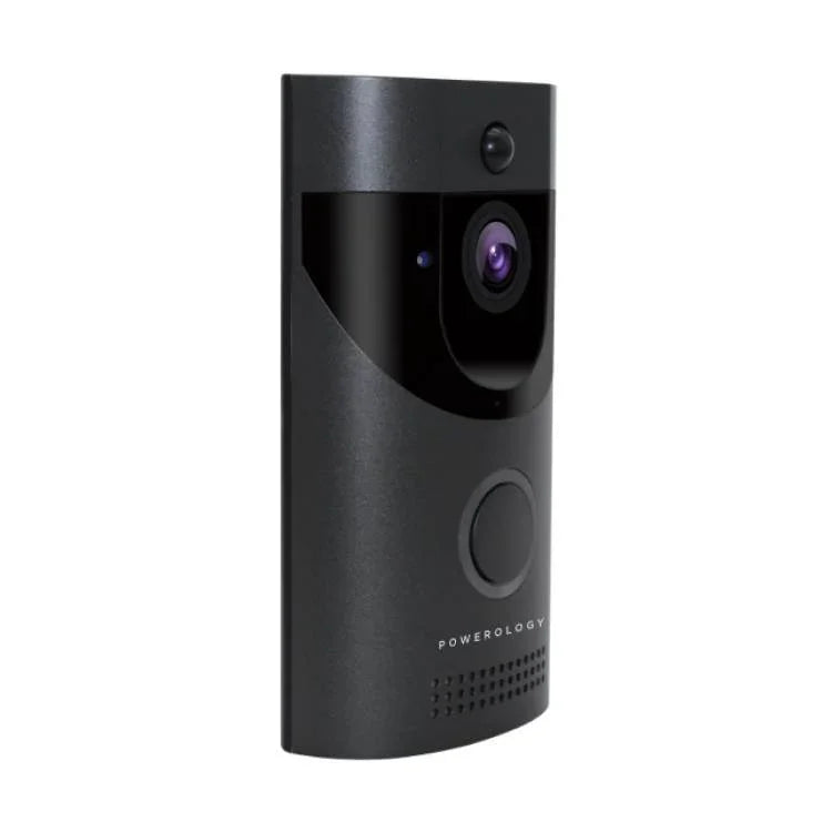 Powerology Smart Video Doorbell with Night Vision and Motion Sensor - Tashqila
