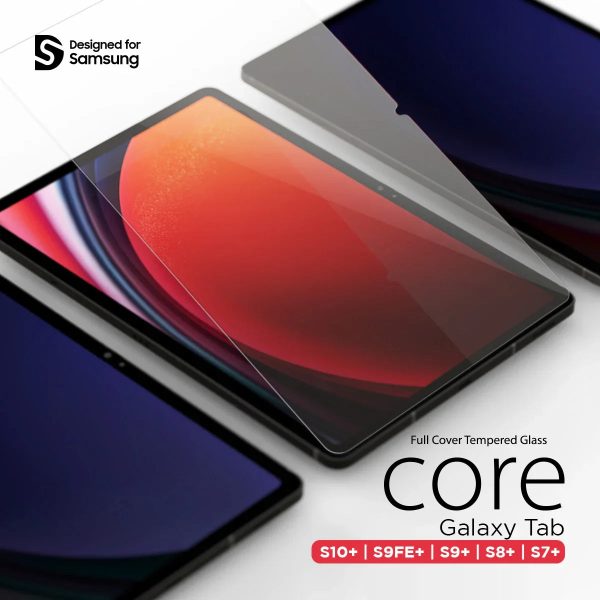 Araree Core Glass Tab S10 Plus & S9 Fe Plus & S9 Plus & S8 Plus & S7 Plus Screen Protector - Clear - Tashqila