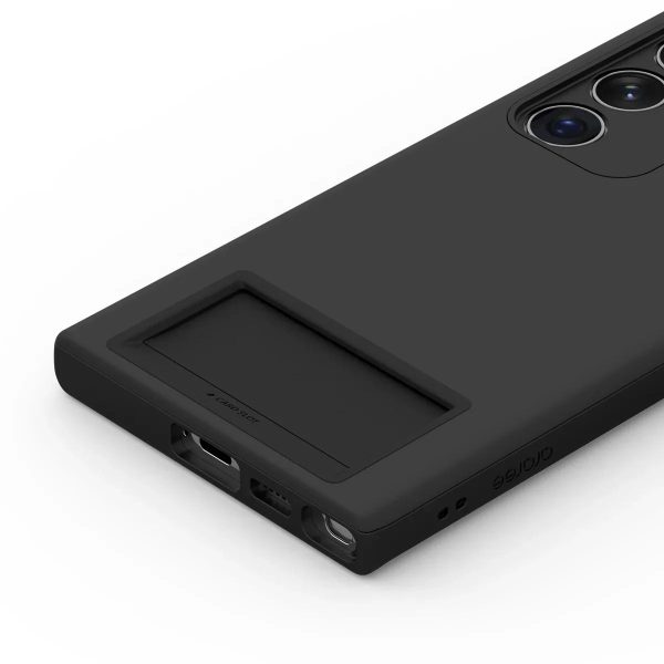 Araree Air Slot Case with card Slot For Samsung Galaxy S23 Ultra -Black - Tashqila