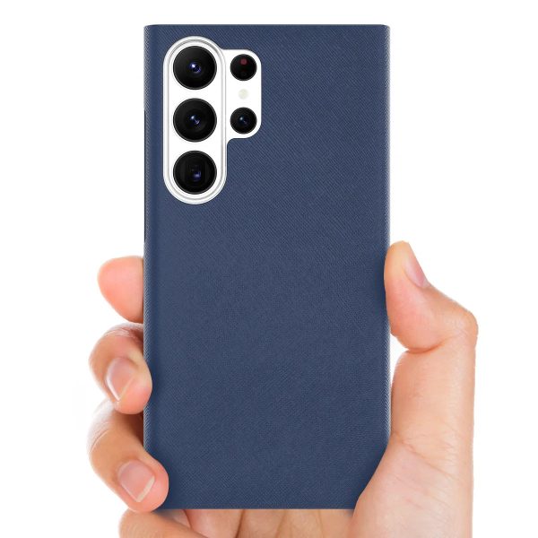 Araree Bonnet Dairy Stand Wallet Case For Samsung Galaxy S23 Ultra - Ash Blue - Tashqila