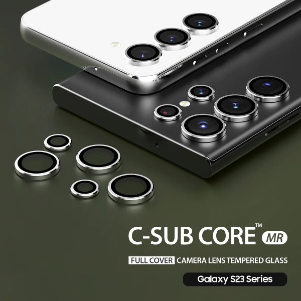 Araree Metal Ring C-Subcore Camera Lens Protector For Samsung Galaxy S23 Ultra -Clear - Tashqila