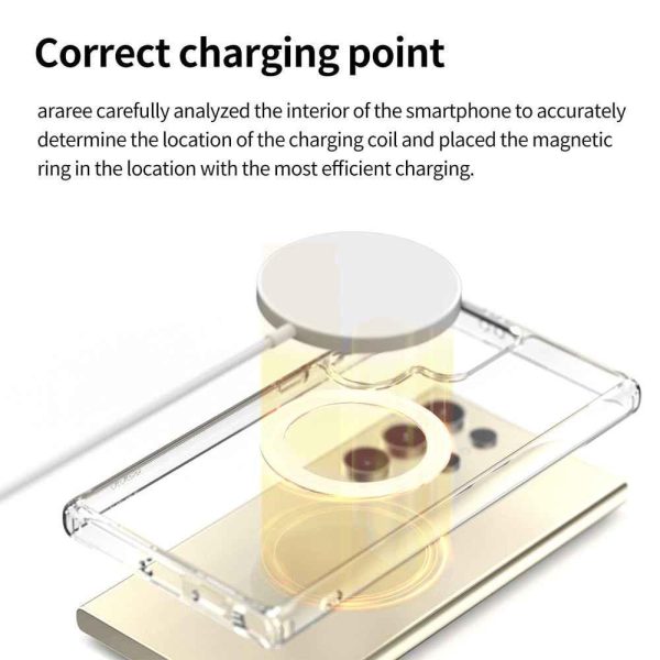 Galaxy S24 Ultra Araree Duple Magsafe Case - Clear