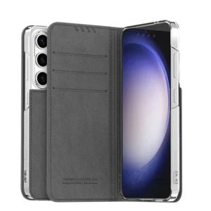 Galaxy S24 Ultra Araree Mustang Diary Wallet Case - Charcoal Gray - Tashqila