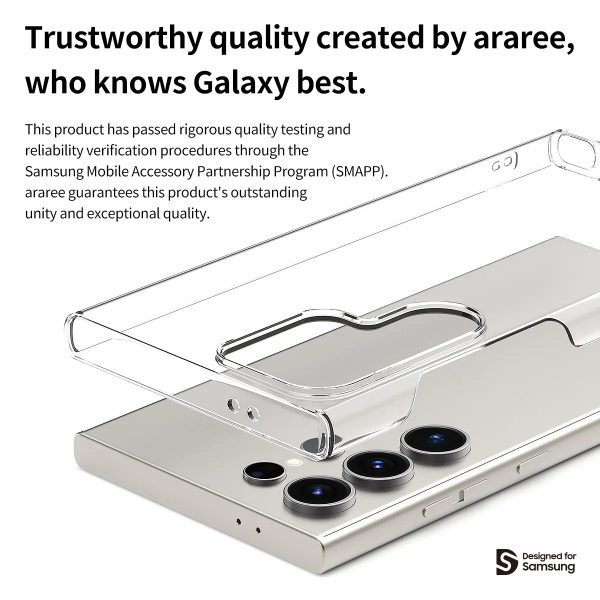 Galaxy S24 Ultra Araree Nukin Case - Clear - Tashqila