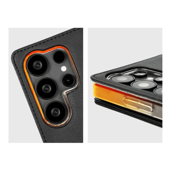 Araree Samsung S25 Ultra Mustang Diary Case - Black - Tashqila