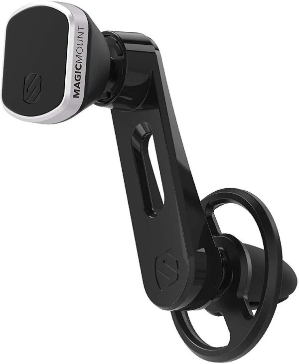 SCOSCHE Black Magnetic Car Mount Free Flow Vent with Adjustable Arm - Tashqila
