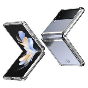 Itskins Hybrid Clear Case For Samsung Galaxy Z FliP 4 - Transparent - Tashqila