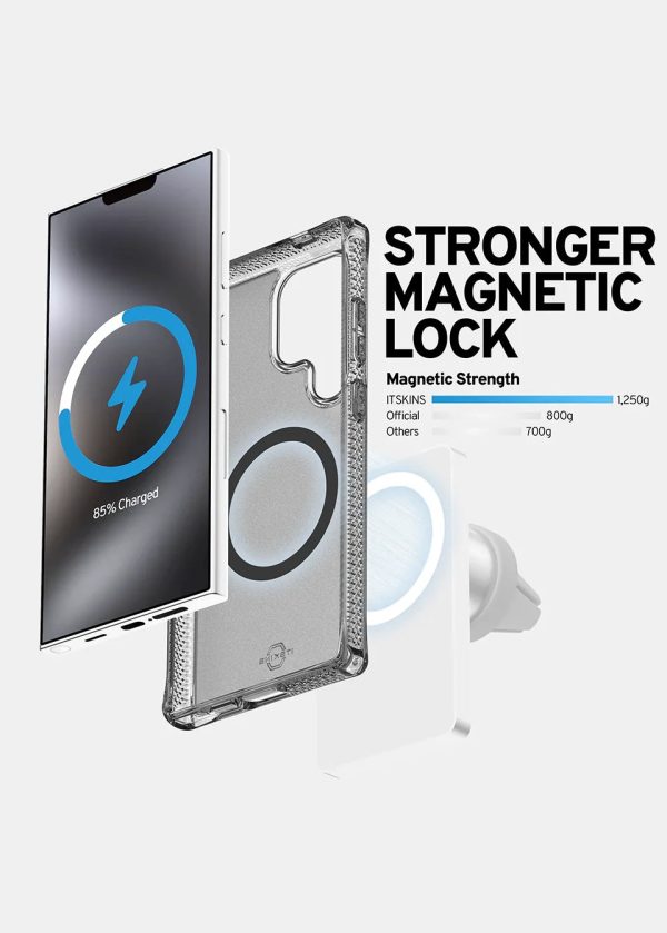 Samsung S25 Ultra MagSafe Cover Itskins Hybrid Vapor - Smoke