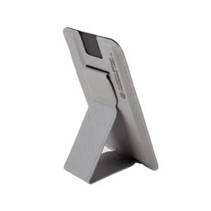 SkinArma Kado Mag-Charge Magsafe Card Holder with Grip Stand - Grey/Grey - Tashqila