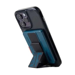 Skinarma Mirage Magnetic Cardholder With Grip-Stand-Blue - Tashqila