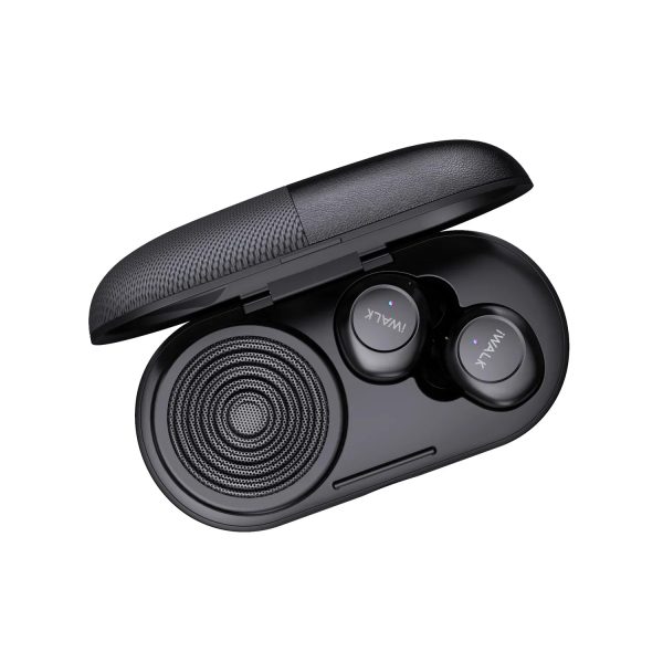 iWalk Amour Air Shell 2 In 1 True Wireless Stereo Bluetooth Earbuds & Speaker - Black - Tashqila