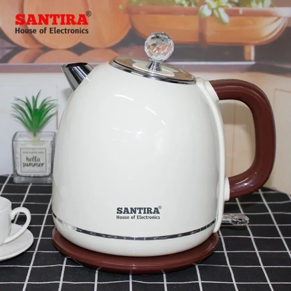 Santira 1.7L Electric Kettle ST-1831 - Brown - Tashqila