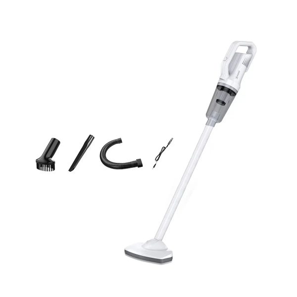 XPower VC4 4In1 Cordless Vacuum Cleaner 6000mAh Battery - White - Tashqila