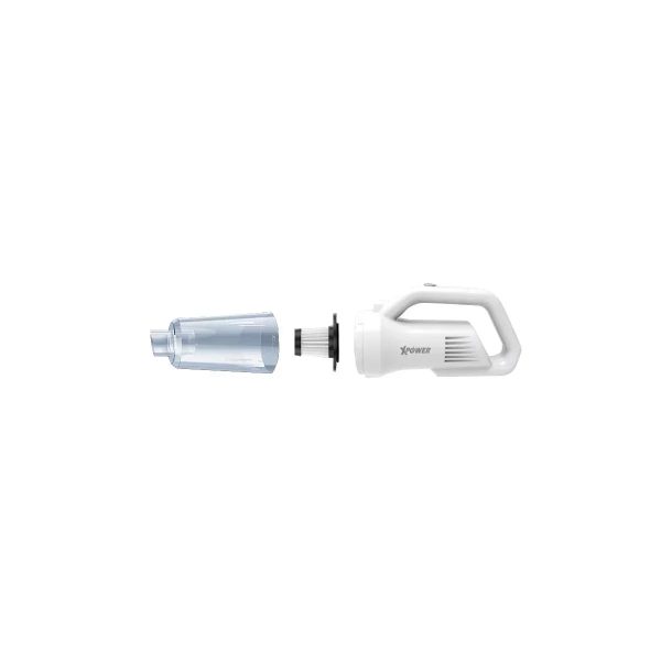 XPower VC4 4In1 Cordless Vacuum Cleaner 6000mAh Battery - White - Tashqila