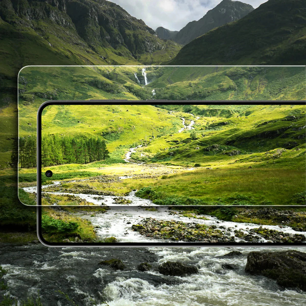 Samsung S25 Edge Araree Core Glass Screen Protector - Clear