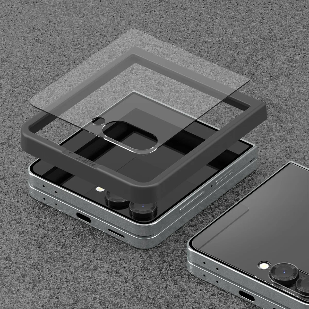 Samsung Z Flip7 Araree Core Front Screen Glass - Clear