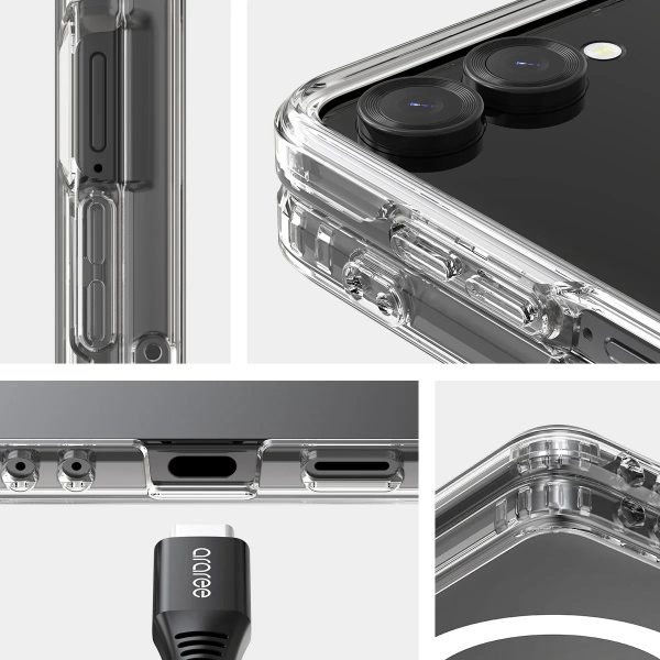 Samsung Z Flip7 Araree Duple Magsafe Case - Clear