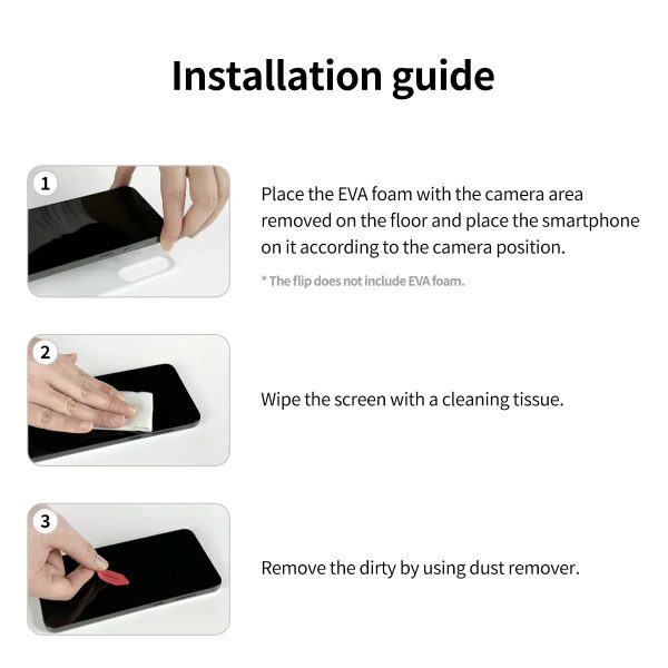 Samsung Z Fold7 Araree Core Front Screen Protector Glass - Clear (2 Pcs)