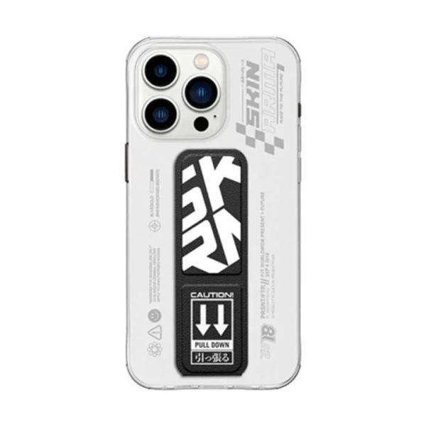 SkinArma Apex iPhone 15 Pro Grip-Stand Cover - Black - Tashqila