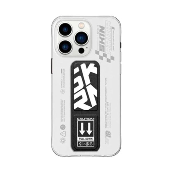 SkinArma Apex iPhone 15 Pro Max Grip-Stand Cover - Black - Tashqila