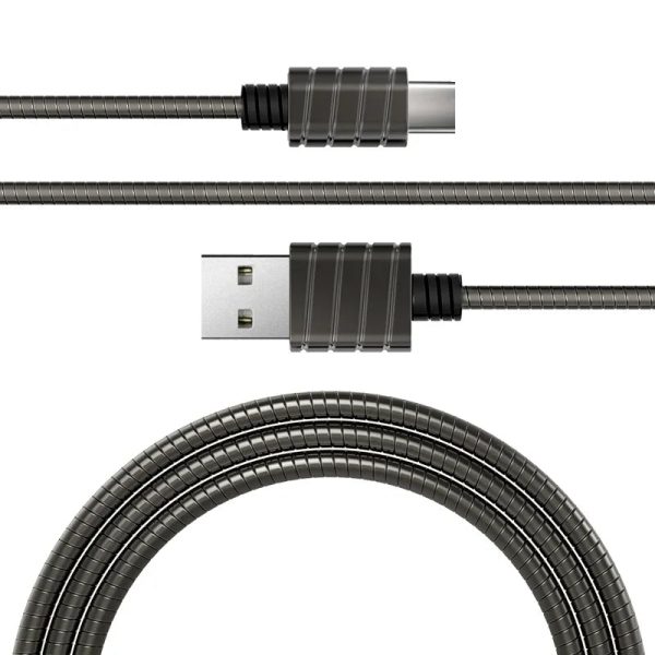 iWalk Metallic Type C Cable - 1Mtr - Gray - Tashqila
