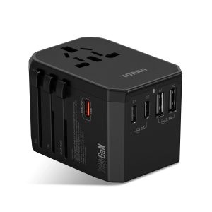 Torrii Bolt 70W GaN Universal Travel Adapter IV - Black - Tashqila