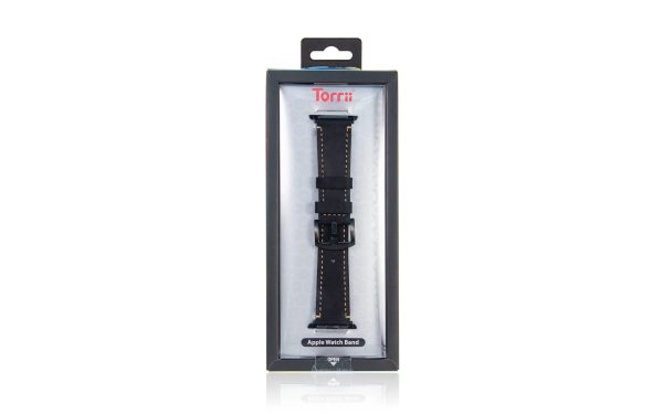 Torrii Watch 40/41/42 Mm Strap - Black Leather - Tashqila