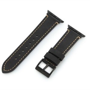 Torrii Watch 49/46/45/44 Mm Strap - Black Leather - Tashqila