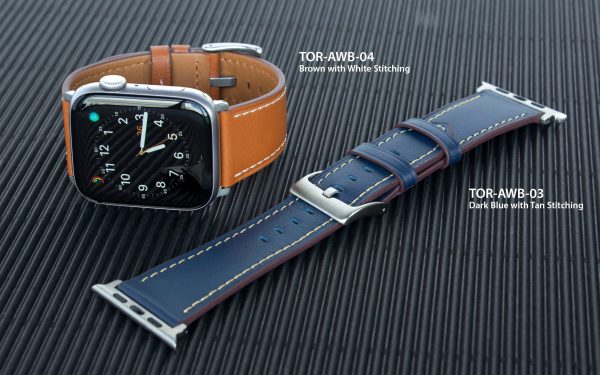 Torrii Watch 49/46/45/44 Mm - Dark Blue Leather - Tashqila