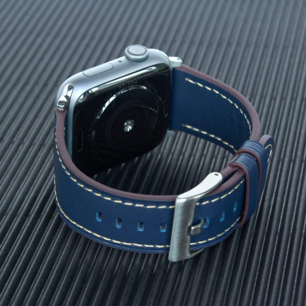 Torrii Watch 40/41/42 Mm Strap - Dark Blue Leather - Tashqila
