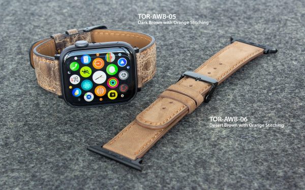 Torrii Watch 49/46/45/44 Mm - Dark Brown Leather - Tashqila