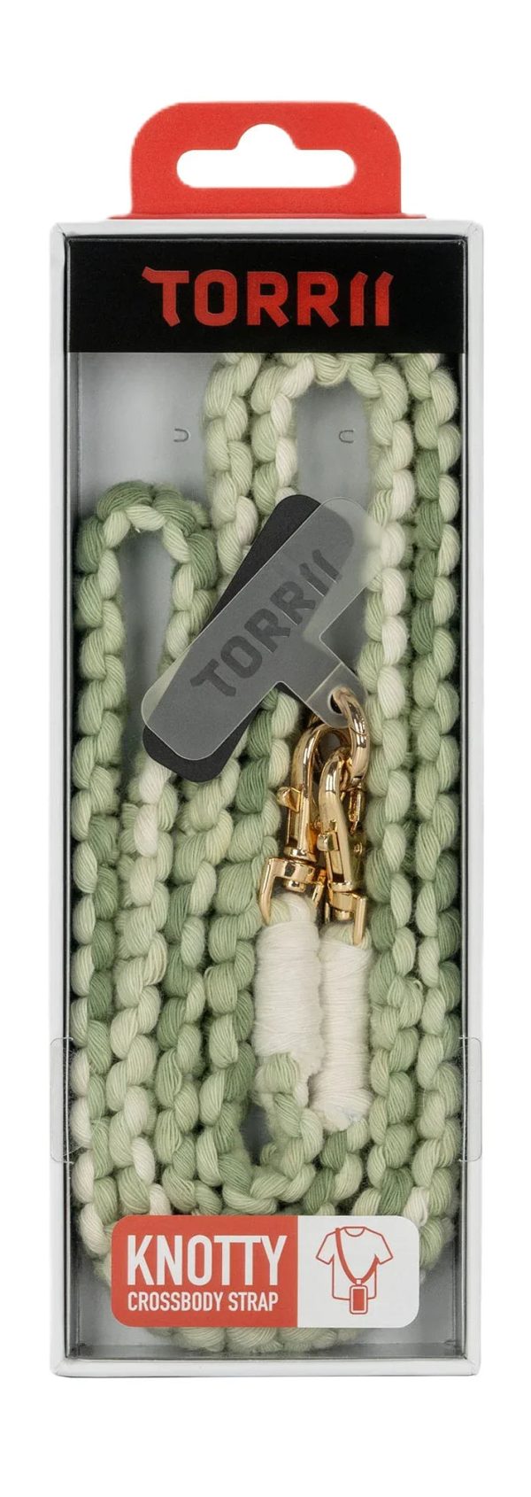 Torrii Knotty Braided Crossbody Strap – Green - Tashqila