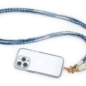 Torrii Knotty Braided Crossbody Strap – Blue - Tashqila