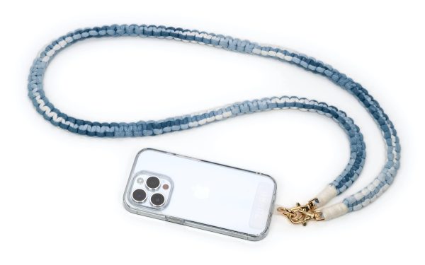 Torrii Knotty Braided Crossbody Strap – Blue - Tashqila