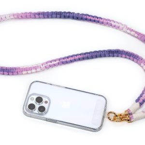 Torrii Knotty Braided Crossbody Strap – Purple - Tashqila