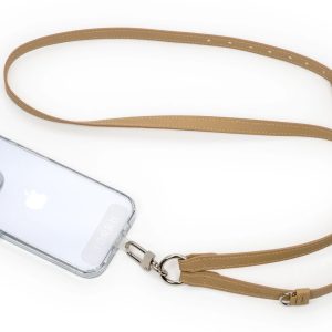 Torrii Knotty Leather Crossbody Strap – Khaki - Tashqila