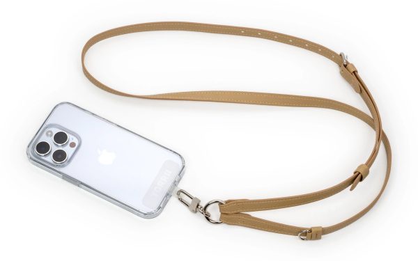 Torrii Knotty Leather Crossbody Strap – Khaki - Tashqila