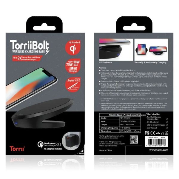 Torribolt Wireless Charging Base - Tashqila