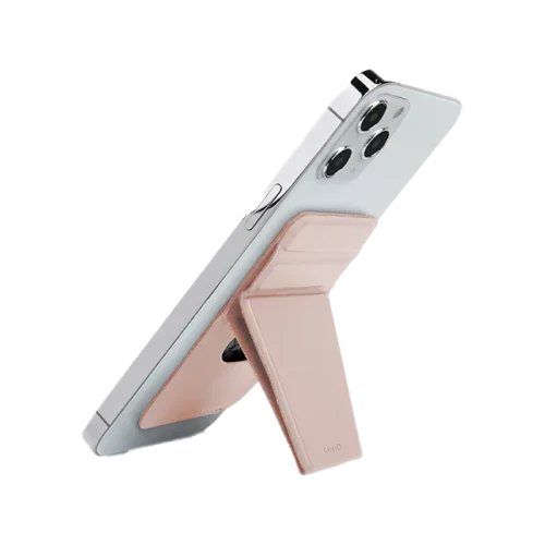 Uniq Lyft Magnetic Snap-On Stand And Card Holder - Pink - Tashqila