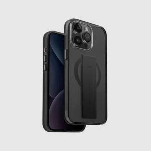 Uniq Hybrid iPhone 15 Pro Max Heldro Magsafe Cover - Smoke - Tashqila