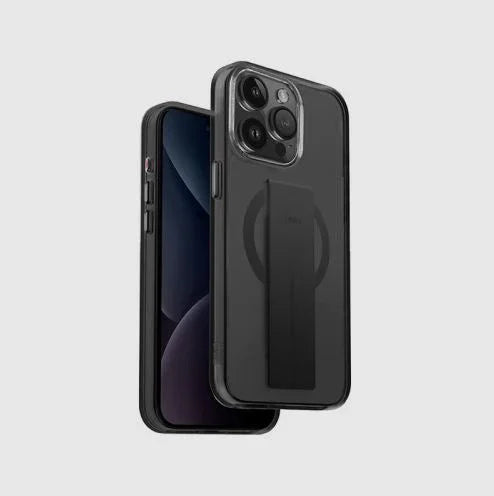 Uniq Hybrid iPhone 15 Pro Max Heldro Magsafe Cover - Smoke - Tashqila