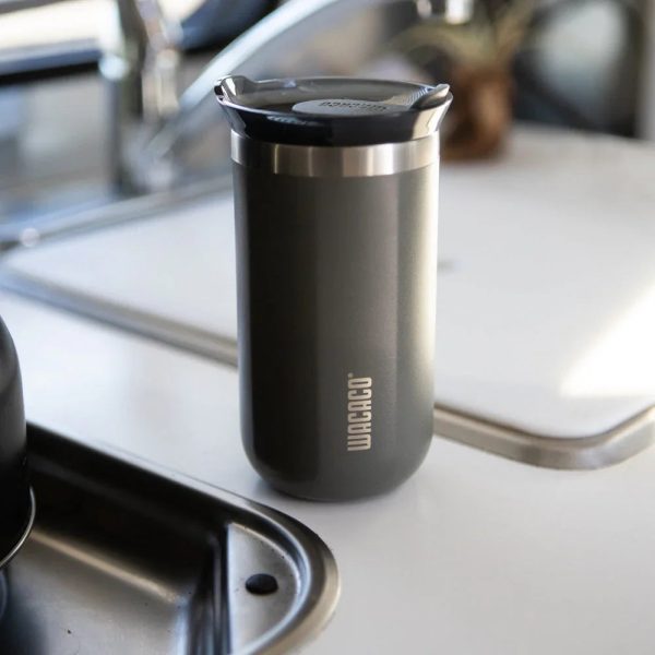 WACACO 300ml Octaroma Vacuum Insulated Mug - Grey - Tashqila