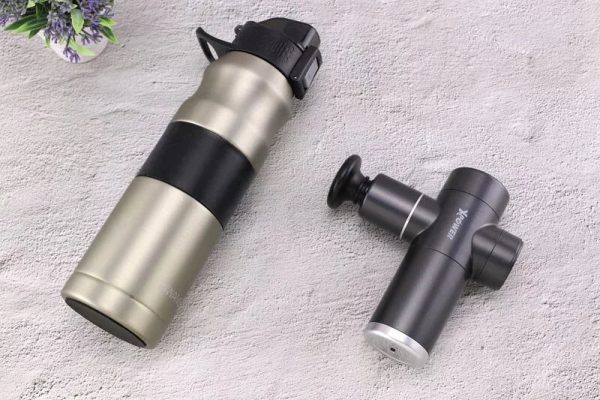 XPower MG4 Mini Massager With 4 Massage Head - Grey - Tashqila