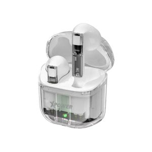 Xpower True Wireless Bluetooth 5.3 Earbuds - Transparent White - Tashqila